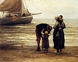 A Fisherman's Goodbye by Philippe Lodowyck Jacob Sadee